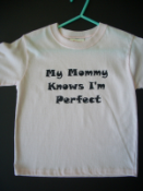 MBT STYLE 1 - Monster Baby T<br>Style 1<br>My Mommy Knows I'm Perfect