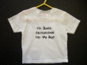 MBT STYLE 4 - Monster Baby T<br>Style 4<br>I'm Quite Exceptional<br>For My Age