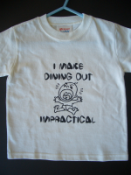MBT STYLE 6 - Monster Baby T<br>Style 6<br>I Make Dining Out Impractical