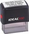Ideal 100 Self-Inking Address Stamp