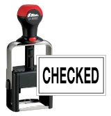 H-6000 - <font color=#ff0000>Heavy Duty Self-Inking Stamp</font color>