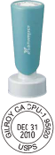 N59 - Round Date Stamp (Long Handle)<br>1-3/16" Diameter