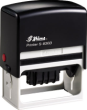 S-830D2 - Self-Inking Date Stamp w/2 Color <font color=#0000FF>Blue</font color>/<font color=#ff0000>Red</font color> Pad