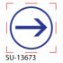 SU-13673 - Small "Arrow" <BR> Title Stamp