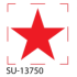 SU-13750 - Small "Star" <BR> Title Stamp