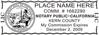 California Notary Stamp