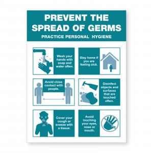 PMGERMS - SAFETY AWARENESS SIGN HYGIENE