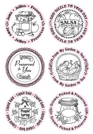 Preserves Borders & Centers Round 2-3/8"